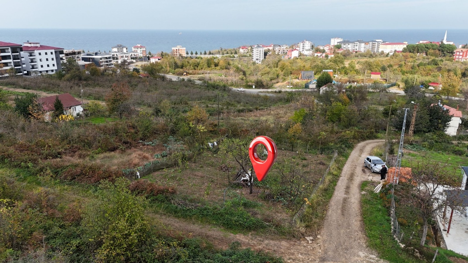 MABEL GAYRİMENKUL/ADACIKTA DENİZ MANZARALI İMARLI VİLLALIK ARSA